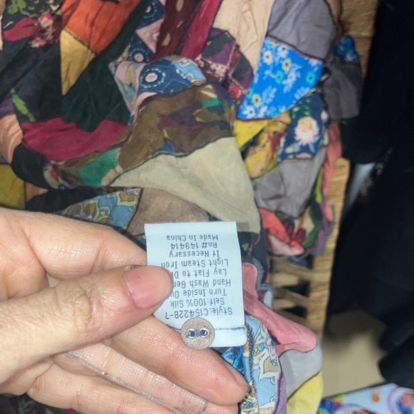 Johnny Was all silk Multicolor Women's Top - Picture 6 of 7